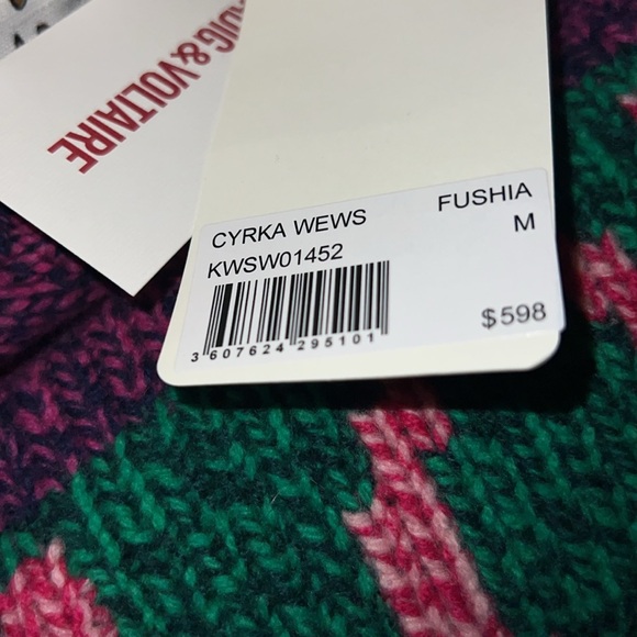 Zadig & Voltaire ⭐️NWT⭐️ MULTICOLOUR
"Cyrka' sweater size M - Picture 5 of 5